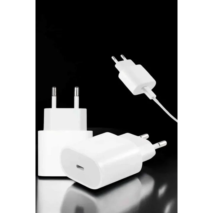 Mey İthalat® Güç Adaptörü ve Kablosu Şarj Aleti 15/15 Pro Max Uyumlu Hızlı Şarj