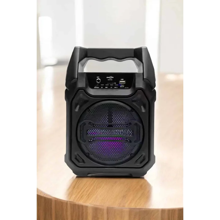 Mey İthalat® Güçlü ve Şarj Edilebilir Bluetooth Hoparlör 6.5 İnç