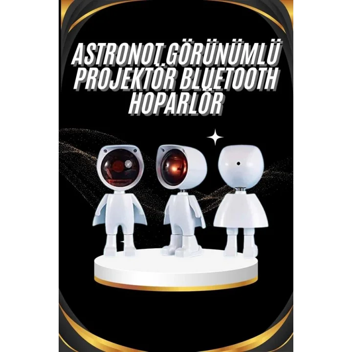 Mey İthalat® Gün Batımı Projektör Lamba Astronot Görünümlü Dekoratif Masa Lambası