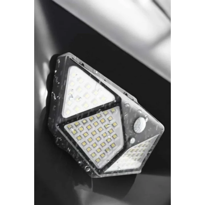 Mey İthalat® Güneş Enerjili Bahçe Aydınlatma Lambası Solar 100 Led Lamba