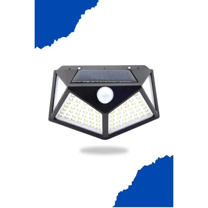 Mey İthalat® Güneş Enerjili Bahçe Lambası 100 Led Bahçe Lambası Bahçe Aydınlatma