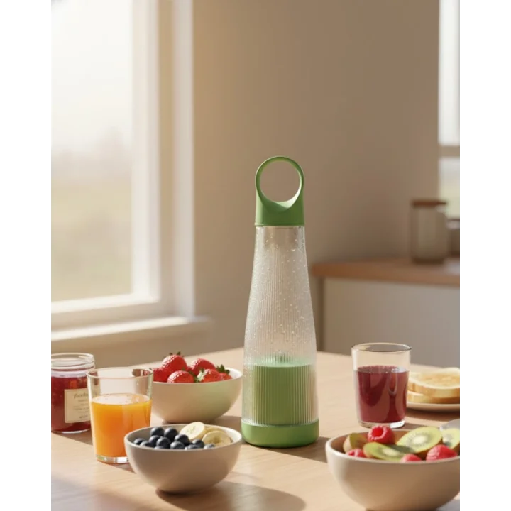 Mey İthalat® Günlük Smoothie ve Shake İçin USB Şarjlı Taşınabilir Blender