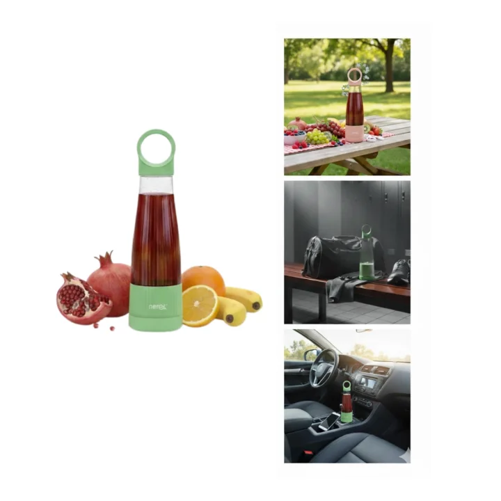 Mey İthalat® Günlük Smoothie ve Shake İçin USB Şarjlı Taşınabilir Blender