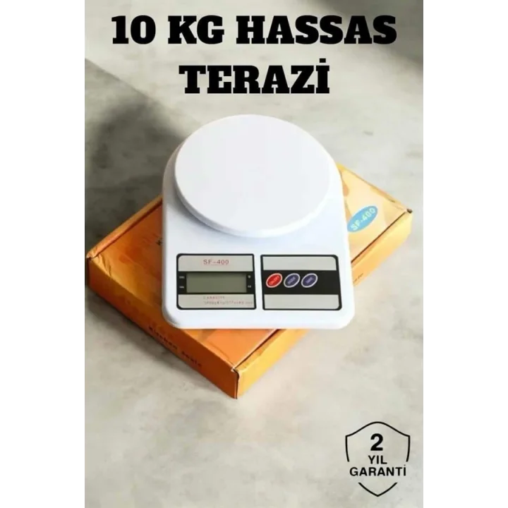 Mey İthalat® Hassas Terazi 10 kg Kapasiteli, Yüksek Hassasiyetli Dijital Mutfak Tartısı