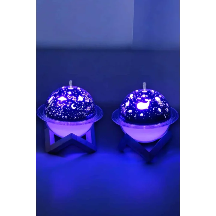 Mey İthalat® Hava Nemlendirici Projeksiyon Görünümlü USB Bağlantılı Aromaterapi