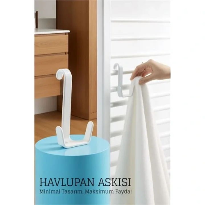 Mey İthalat® Havlupan Askısı - Pratik Radyatör Üstü Askı Çift Kancalı Tasarım 722399