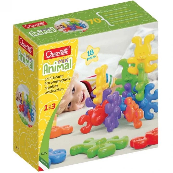 Mey İthalat® Hayvan Şekilli Eğitici Yapım Oyunu 18 Parça