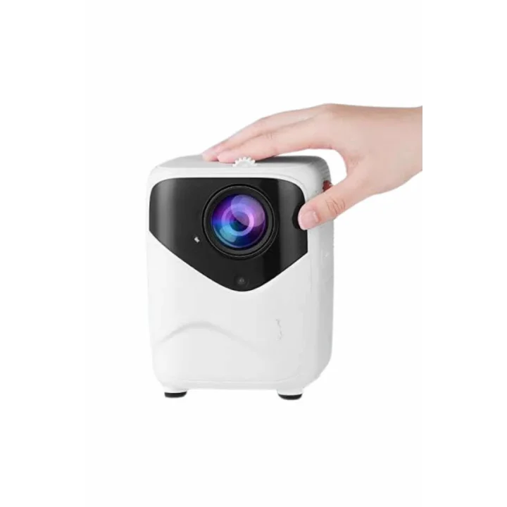 Mey İthalat® HD Ayaklı Portatif Projeksiyon Cihazı Android İşlemcili Sinema Projektörü