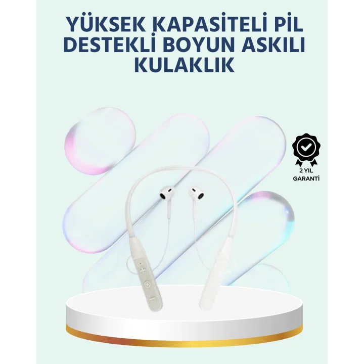 Mey İthalat® Hızlı Bağlantı ve Güçlü Ses Kalitesi Bluetooth Kulaklık