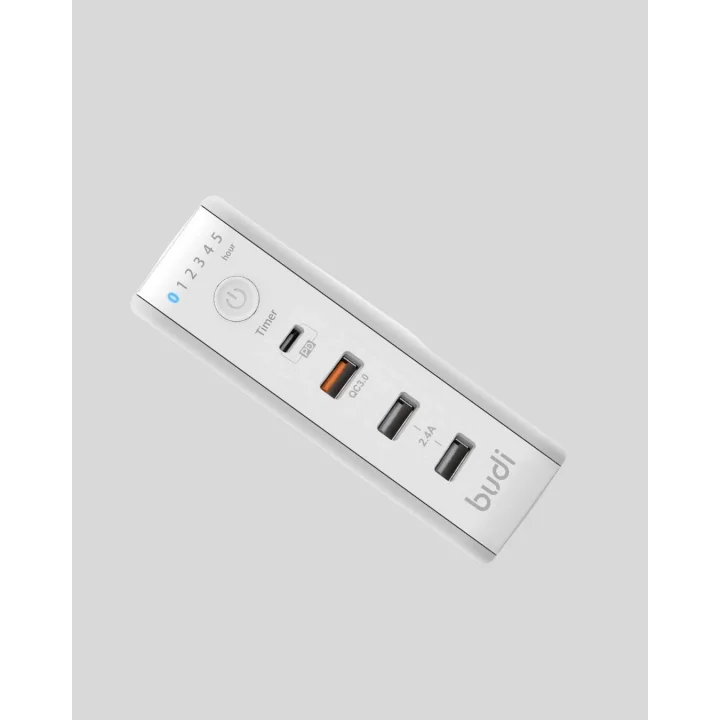 Mey İthalat® Hızlı Şarj Destekli Zaman Ayarlı USB Şarj Adaptörü