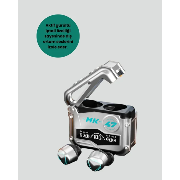 Mey İthalat® Hızlı Şarj Edilebilen Kablosuz Kulaklık – Uzun Süreli Kullanım için Tasarlandı