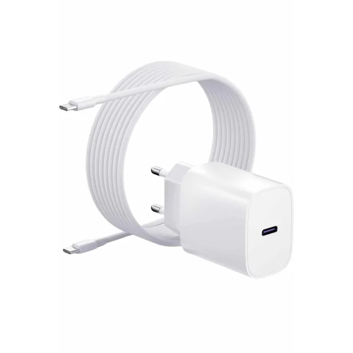 Mey İthalat® Hızlı Şarj Güç Adaptörü Şarj Aleti İOS Uyumlu 15/Pro/Pro Max