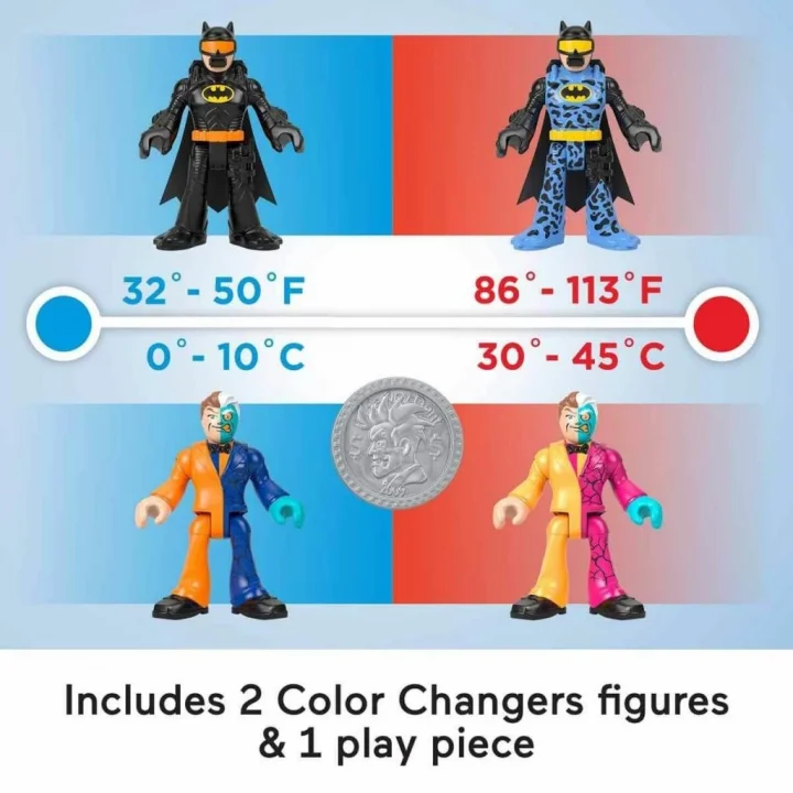 Mey İthalat® HMX60 Imaginext® DC Color Changers Temel Figür Seti