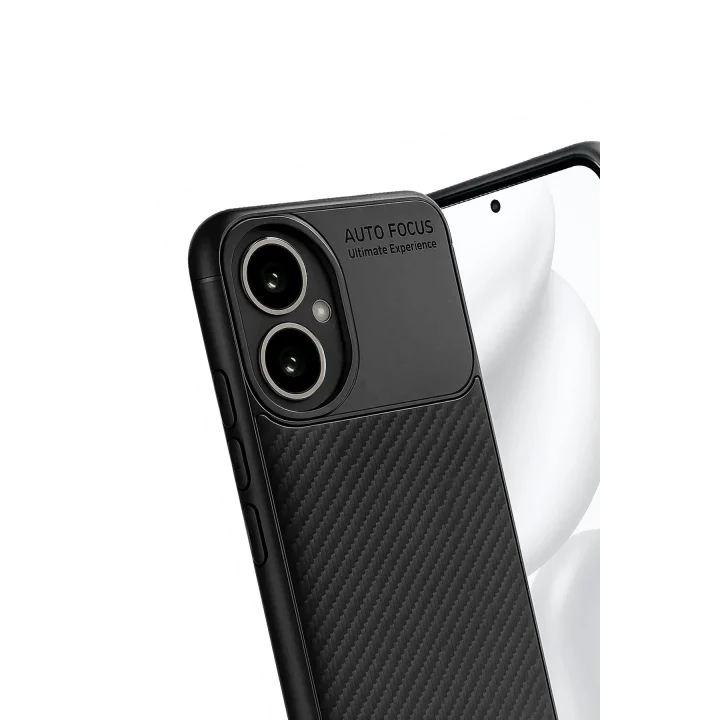 Mey İthalat®  Honor 400 Kılıf Auto Focus Karbon Kapak - Siyah