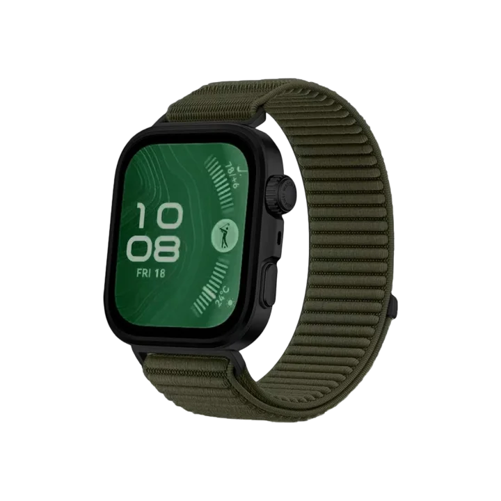 Mey İthalat®  Huawei Fit 4 Braid Kordon - Koyu Yeşil