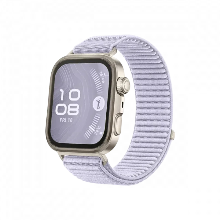 Mey İthalat®  Huawei Fit 4 Braid Kordon - Lila