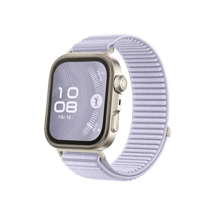 Mey İthalat®  Huawei Fit 4 Braid Kordon - Lila