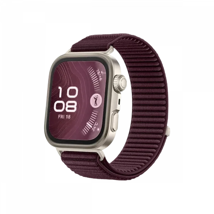 Mey İthalat®  Huawei Fit 4 Braid Kordon - Mürdüm