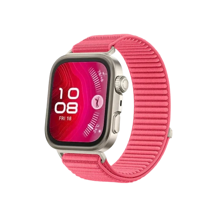 Mey İthalat®  Huawei Fit 4 Braid Kordon - Rose