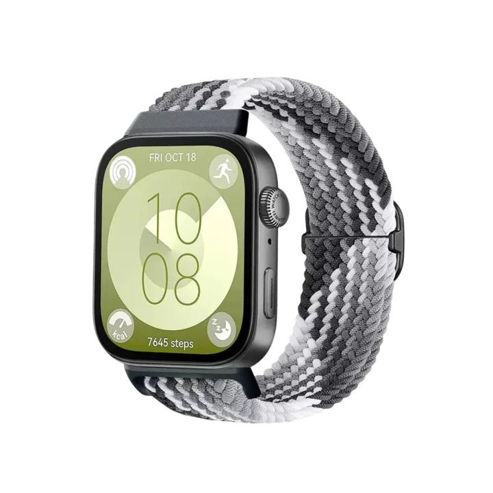 Mey İthalat®  Huawei Fit 4 Star Kordon - Gri-Siyah