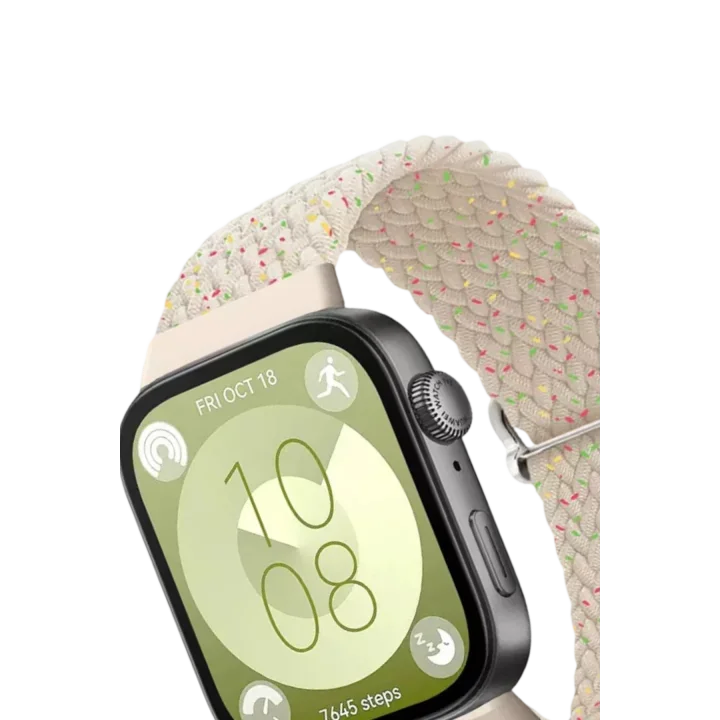 Mey İthalat®  Huawei Fit 4 Star Kordon - Gri-Turuncu