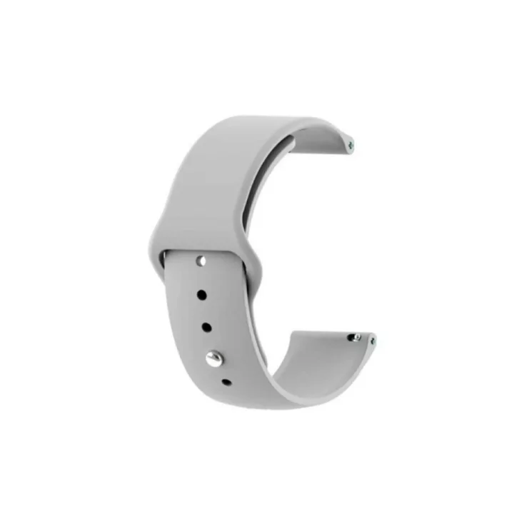 Mey İthalat®  Huawei GT4 41mm 18mm Klasik Kordon - Açık Gri