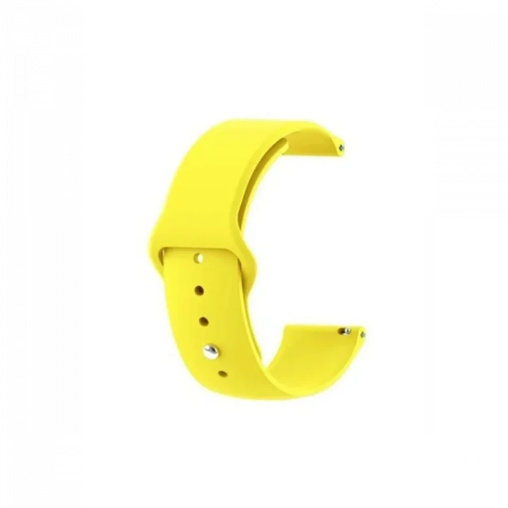 Mey İthalat®  Huawei GT4 41mm 18mm Klasik Kordon - Sarı