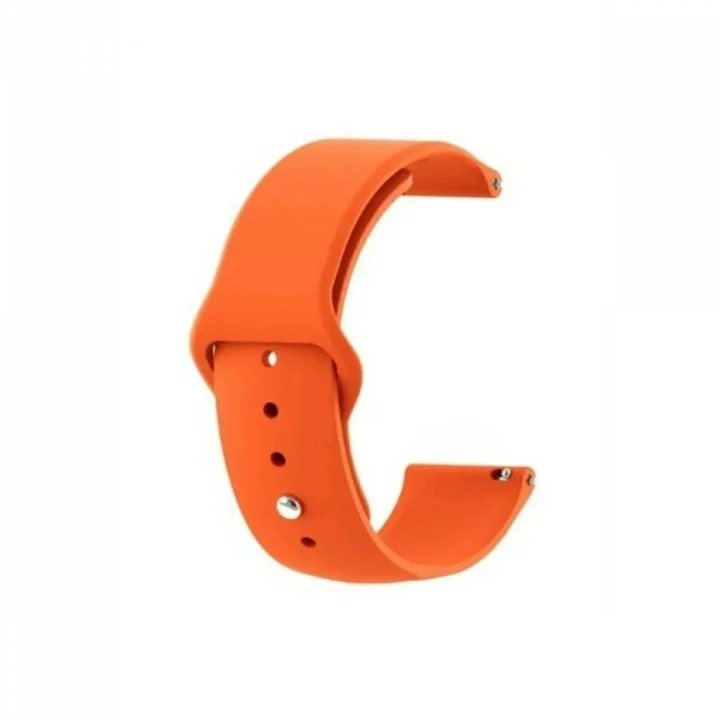 Mey İthalat®  Huawei GT4 41mm 18mm Klasik Kordon - Turuncu