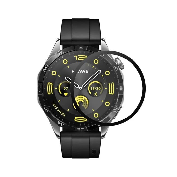 Mey İthalat®  Huawei GT4 46mm 22mm Polymer Nano Ekran Koruyucu - Şeffaf