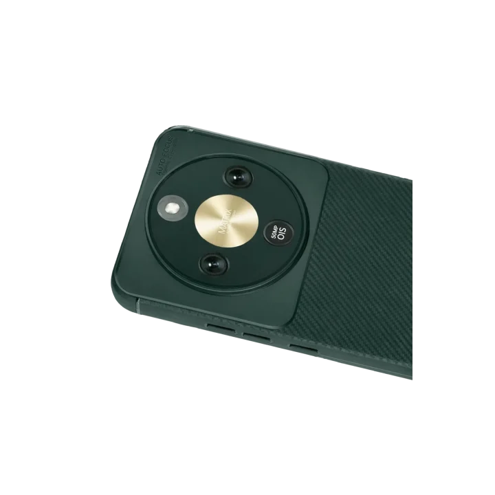 Mey İthalat®  Huawei Honor Magic 8 Lite Auto Focus Karbon Kapak - Koyu Yeşil