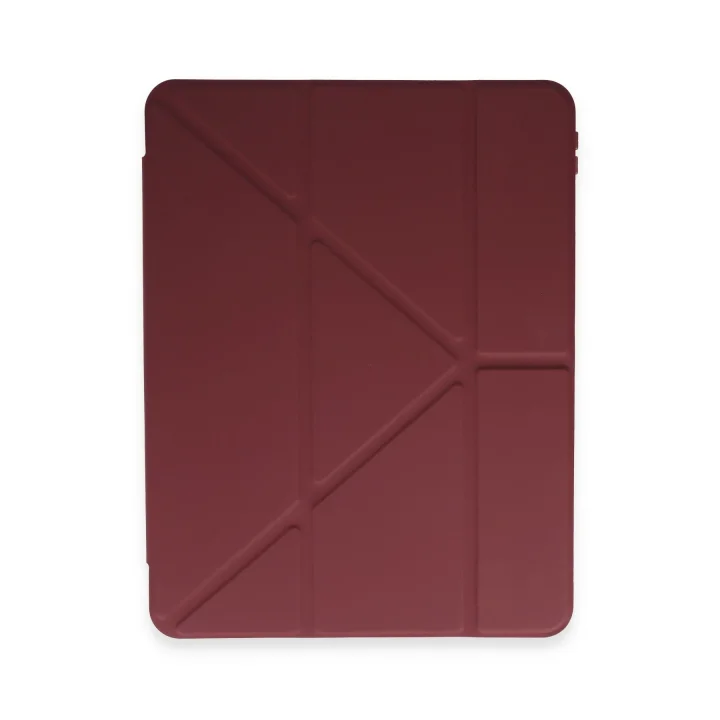 Mey İthalat®  Huawei Honor Pad 9 Kılıf Kalemlikli Mars Tablet Kılıfı - Mürdüm