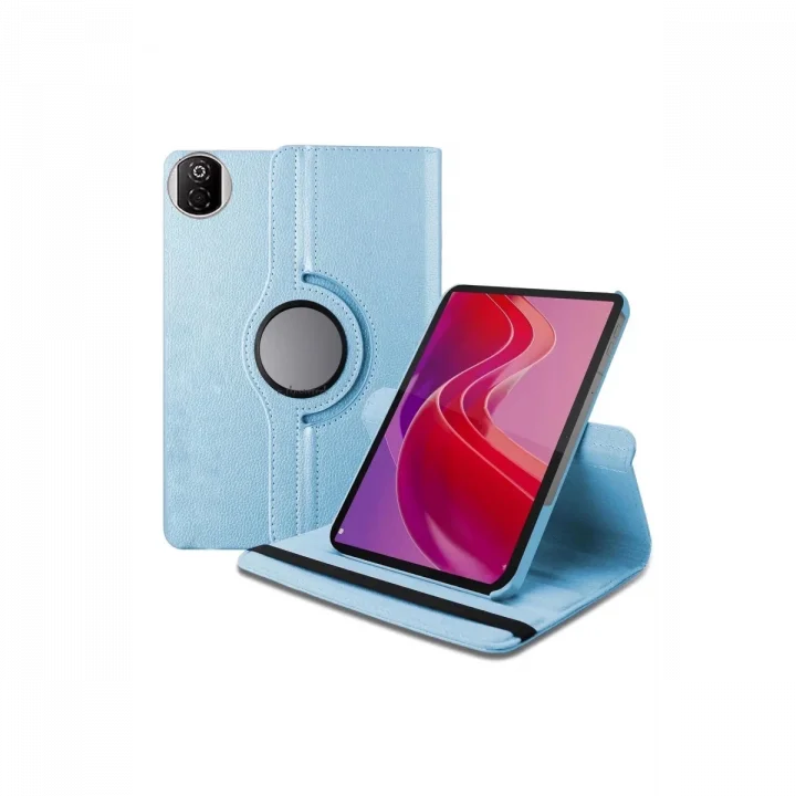 Mey İthalat®  Huawei Honor Pad X7 360 Tablet Deri Kılıf - Mavi