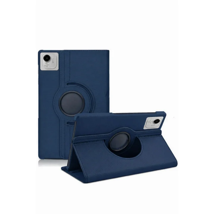 Mey İthalat®  Huawei Honor Pad X9A 360 Tablet Deri Kılıf - Lacivert