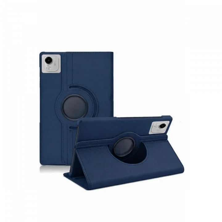 Mey İthalat®  Huawei Honor Pad X9A 360 Tablet Deri Kılıf - Lacivert