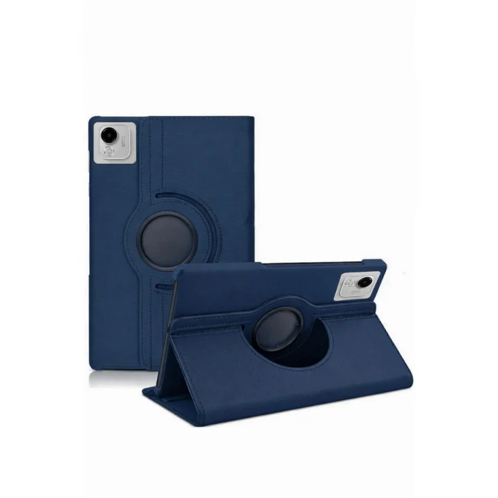 Mey İthalat®  Huawei Honor Pad X9A 360 Tablet Deri Kılıf - Lacivert