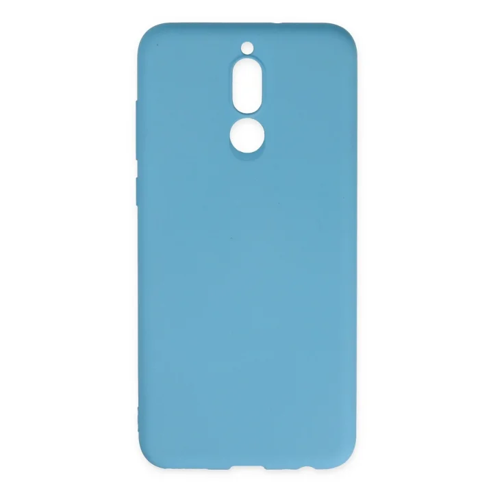 Mey İthalat®  Huawei Mate 10 Lite Kılıf Nano içi Kadife Silikon - Mavi