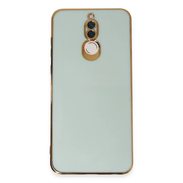 Mey İthalat®  Huawei Mate 10 Lite Kılıf Volet Silikon - Açık Yeşil