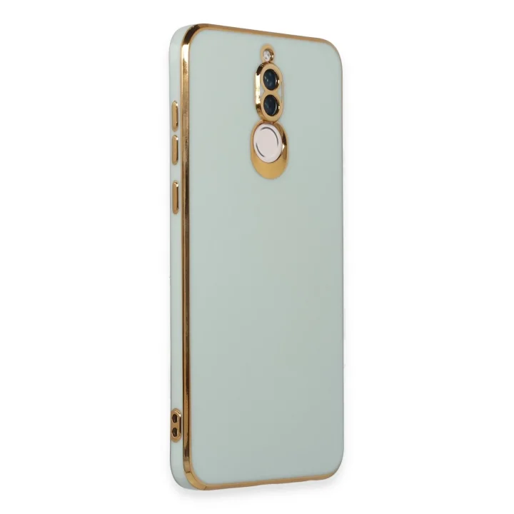 Mey İthalat®  Huawei Mate 10 Lite Kılıf Volet Silikon - Açık Yeşil