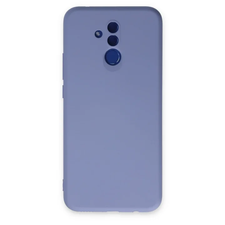 Mey İthalat®  Huawei Mate 20 Lite Kılıf Nano içi Kadife Silikon - Lila