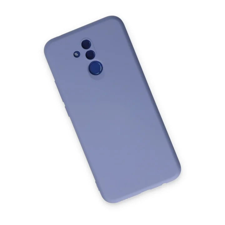 Mey İthalat®  Huawei Mate 20 Lite Kılıf Nano içi Kadife Silikon - Lila