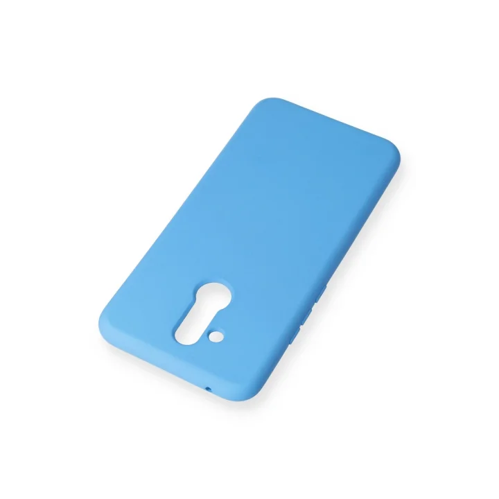 Mey İthalat®  Huawei Mate 20 Lite Kılıf Nano içi Kadife Silikon - Mavi