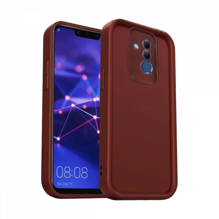 Mey İthalat®  Huawei Mate 20 Lite Kılıf Viera Silikon - Bordo