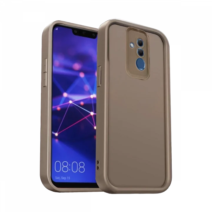 Mey İthalat®  Huawei Mate 20 Lite Kılıf Viera Silikon - Kahverengi