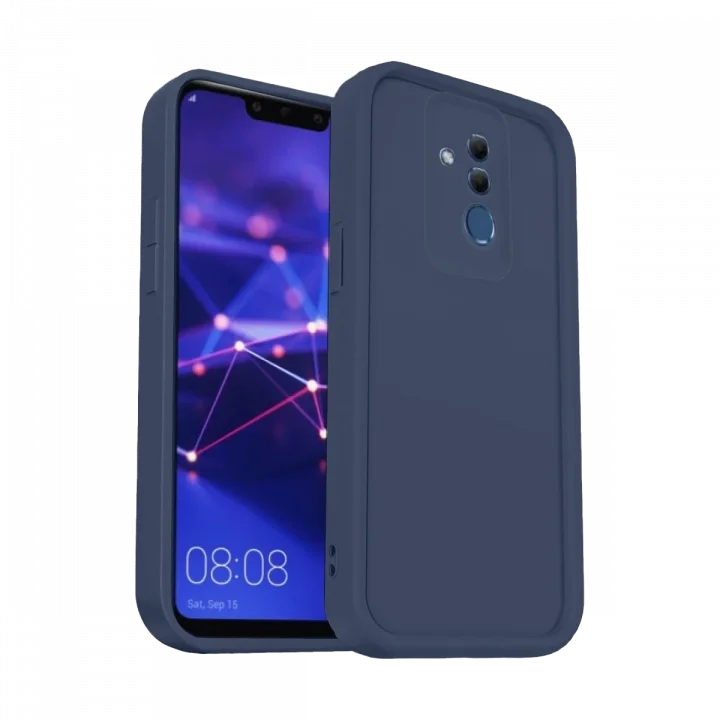 Mey İthalat®  Huawei Mate 20 Lite Kılıf Viera Silikon - Lacivert