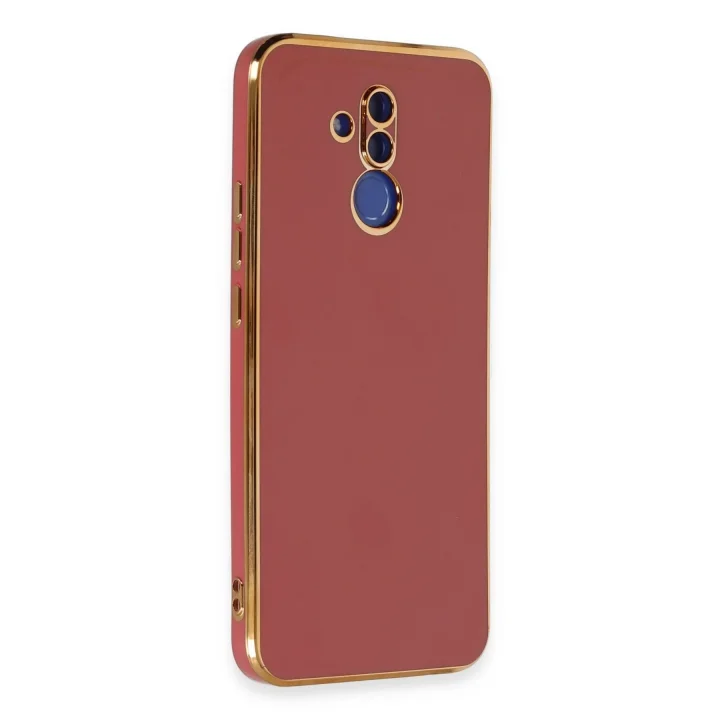 Mey İthalat®  Huawei Mate 20 Lite Kılıf Volet Silikon - Kırmızı