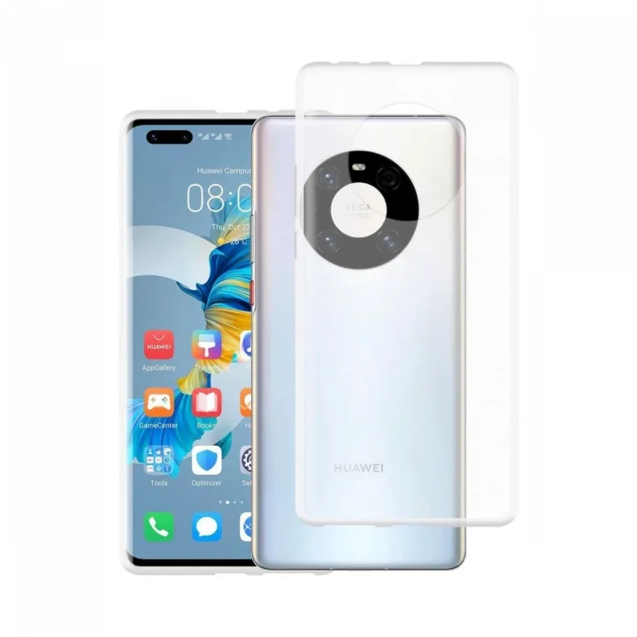 Mey İthalat®  Huawei Mate 40 Pro Kılıf Lüx Şeffaf Silikon