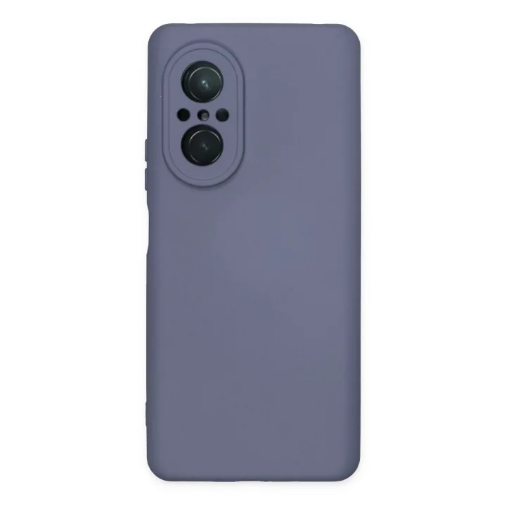 Mey İthalat®  Huawei Nova 9 SE Kılıf Nano içi Kadife Silikon - Gri