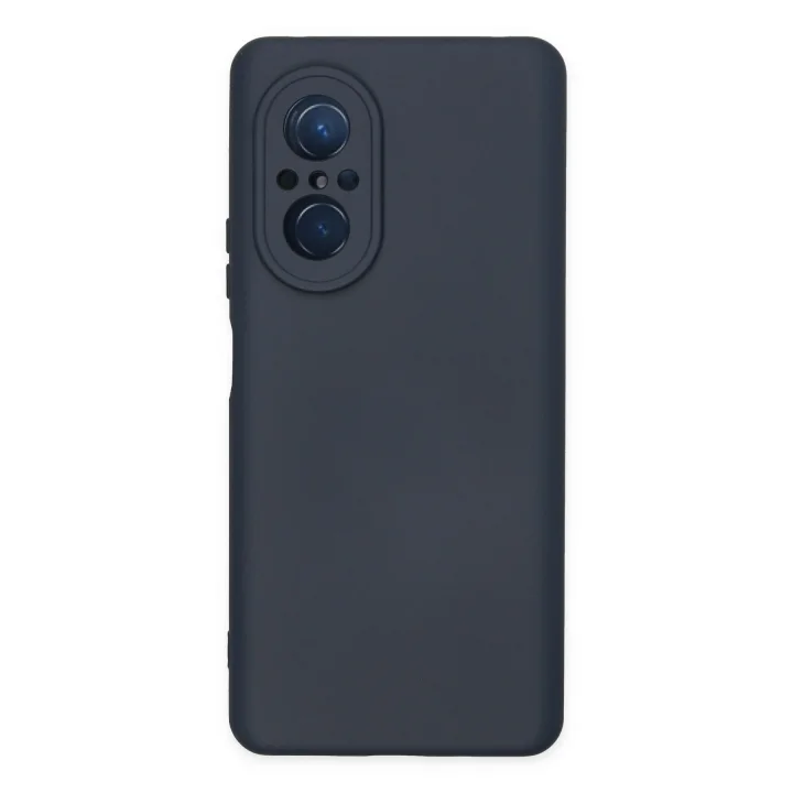 Mey İthalat®  Huawei Nova 9 SE Kılıf Nano içi Kadife Silikon - Lacivert
