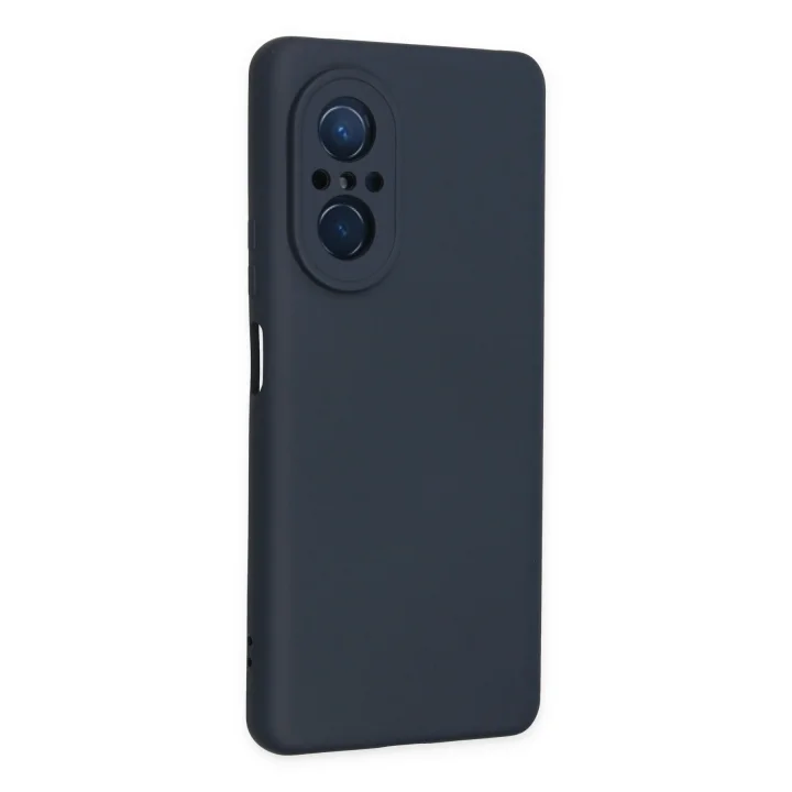 Mey İthalat®  Huawei Nova 9 SE Kılıf Nano içi Kadife Silikon - Lacivert
