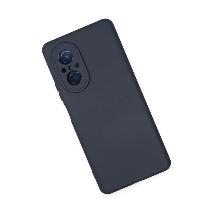 Mey İthalat®  Huawei Nova 9 SE Kılıf Nano içi Kadife Silikon - Lacivert